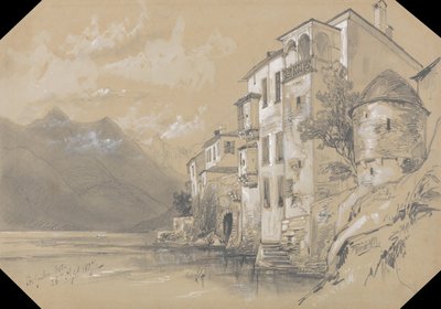 San Giulio, Orta, 26 settembre 1837 da Edward Lear